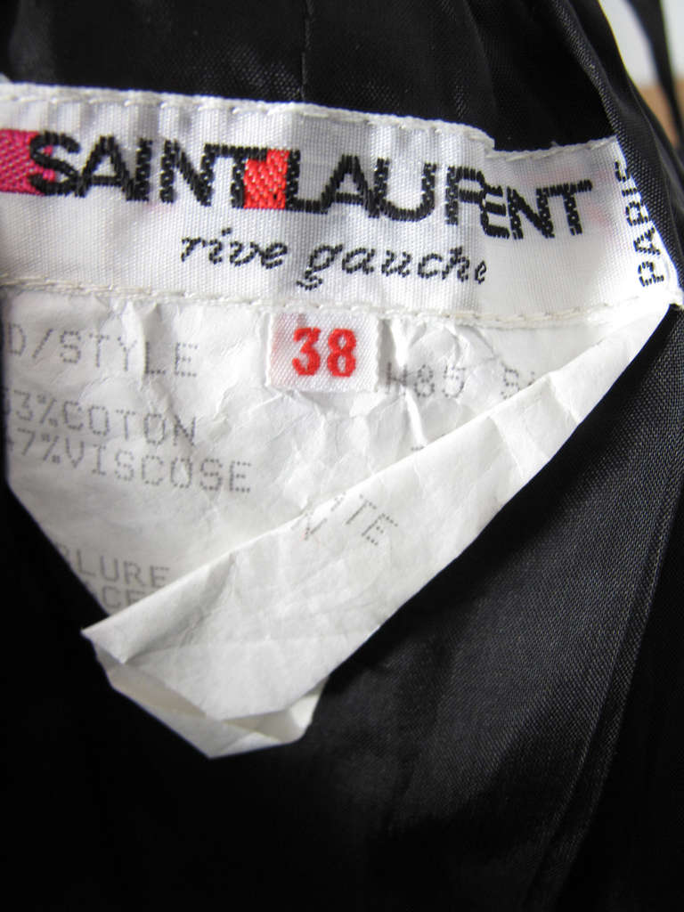 Rare Yves Saint Laurent Rive Gauche Snake Skin Jacket 2