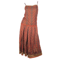 Bill Gibb Knit Top and Skirt, 1970s