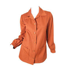 Vintage 1970s Yves Saint Laurent smock jacket