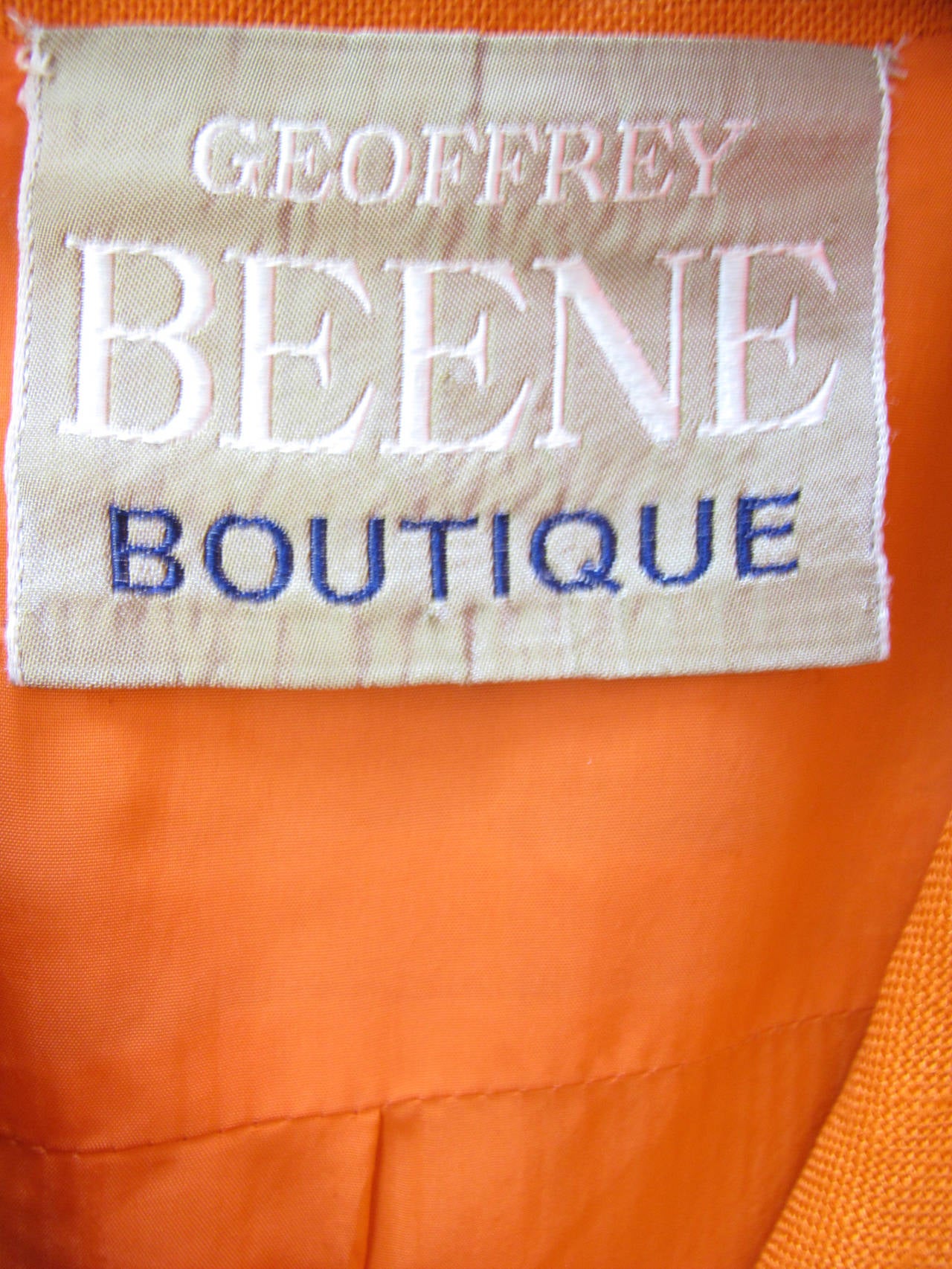 Women's Geoffrey Beene Boutique Orange Linen Jacket