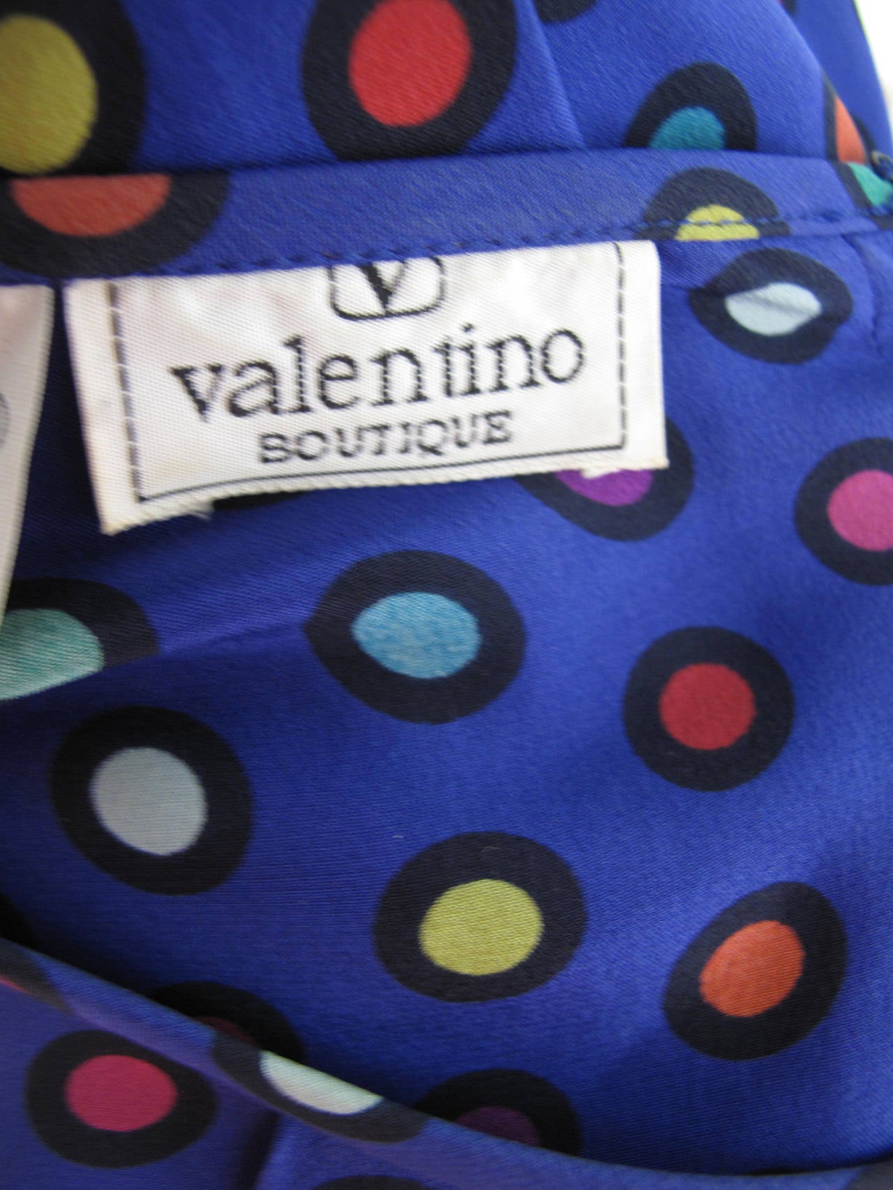 Women's Valentino Blue Silk Blouse