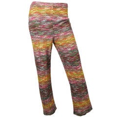 1970s Missoni Knit Pants