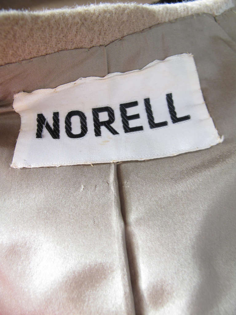 Women's Norman Norell 1970s plaid coat
