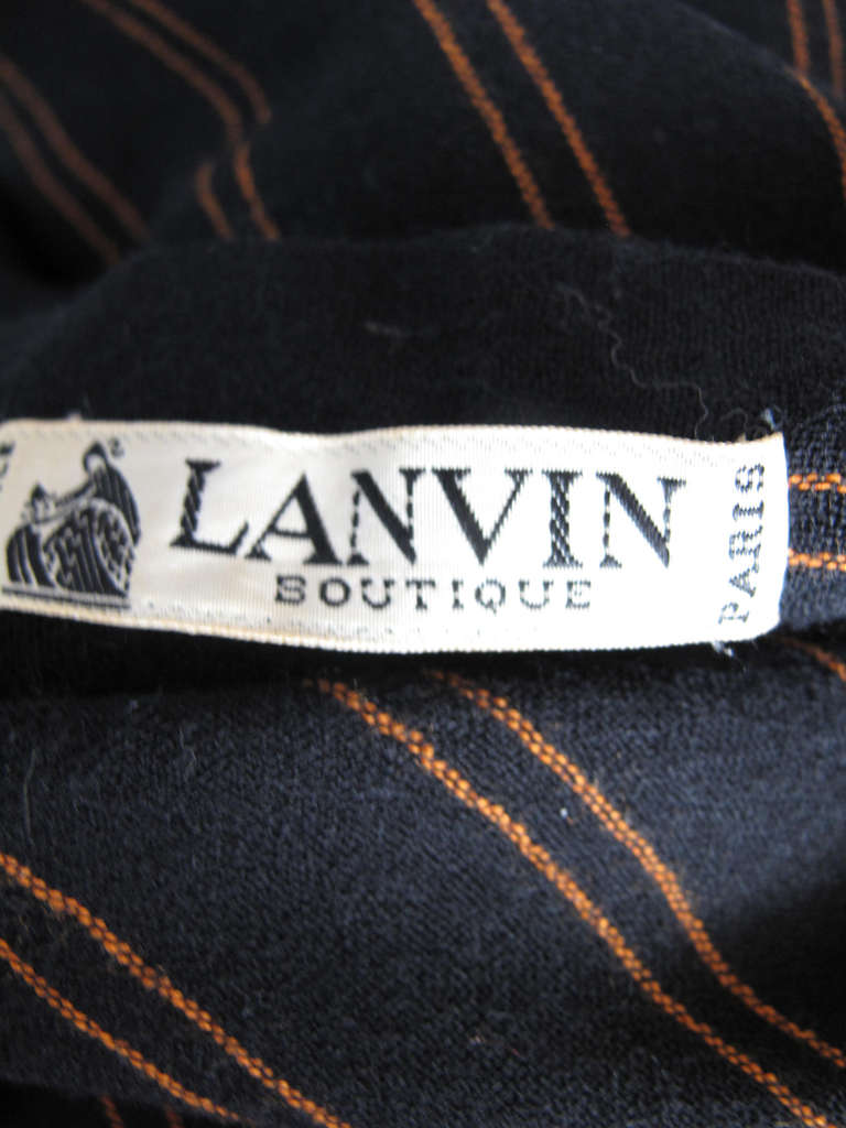 Women's 1970s Lanvin striped top