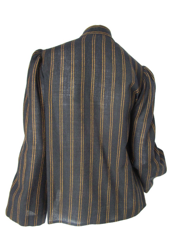 1970s Lanvin striped top In Excellent Condition In Austin, TX