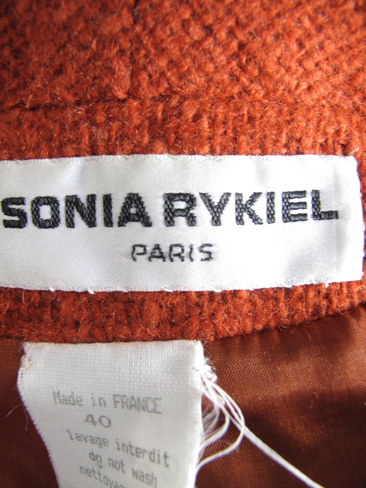 Women's Sonia Rykiel Orange Coat
