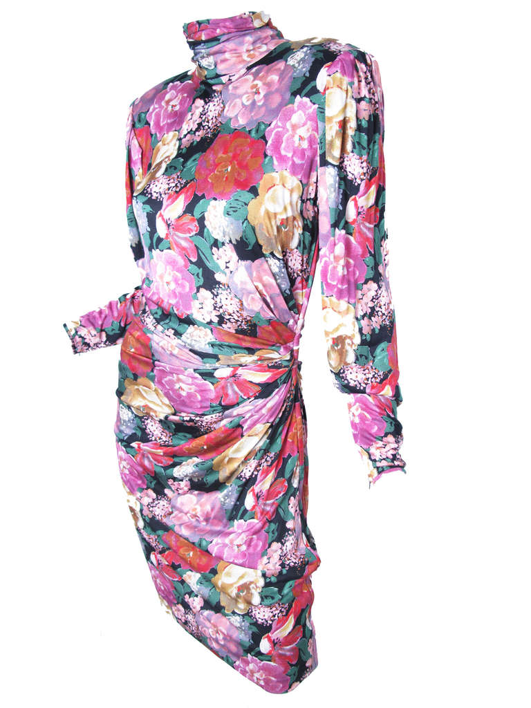 Ungaro pink cotton loral dress.

35