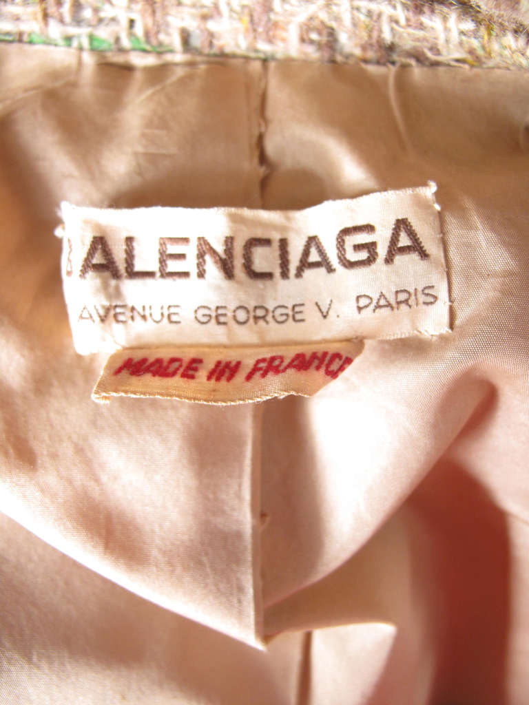 Women's 1950 / 60s Balenciaga wool suit