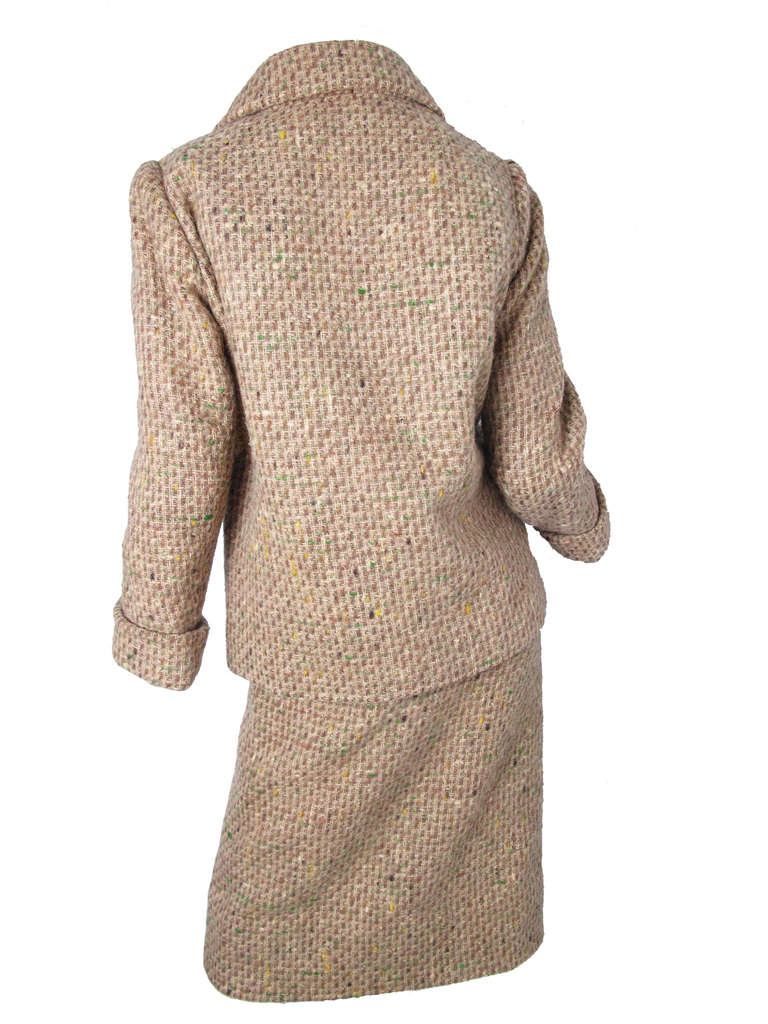 1950 / 60s Balenciaga wool suit In Fair Condition In Austin, TX