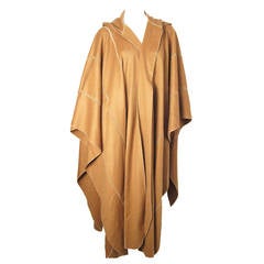 Vintage Columbo Cashmere Hooded Cape