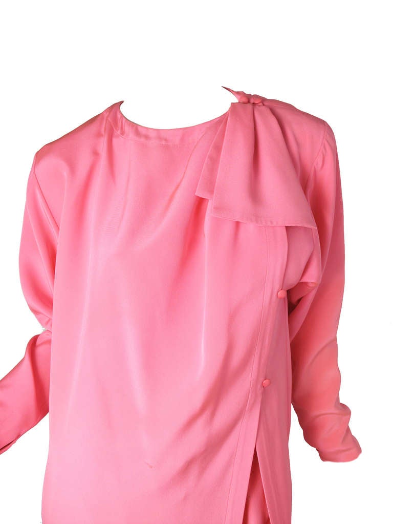 Christian Dior pink evening suit