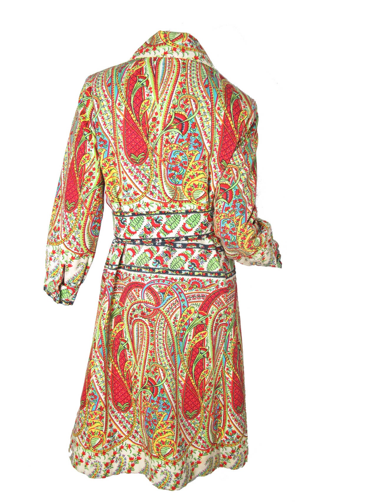 1960s Bill Blass for Bond Street Paisley Coat
