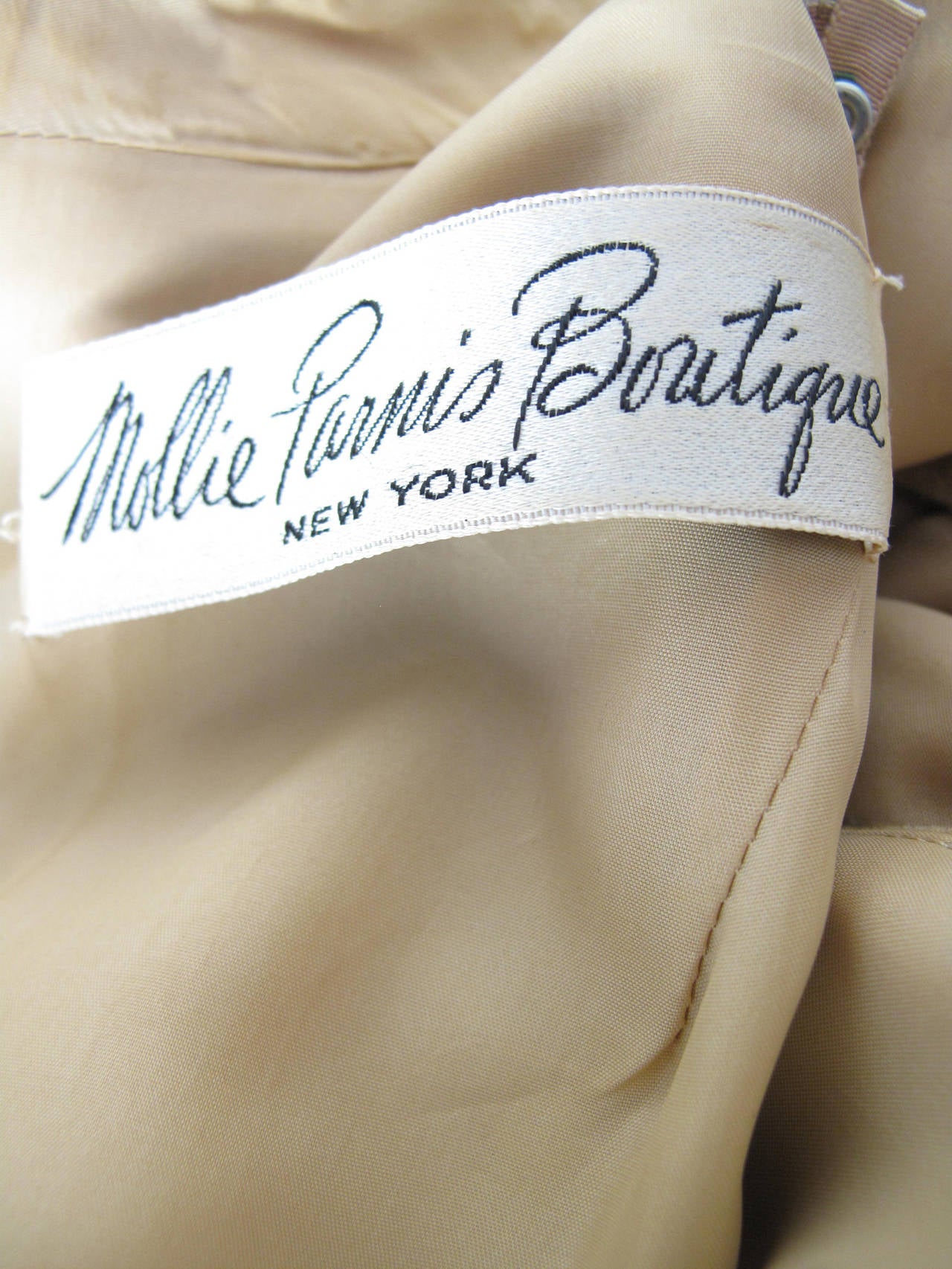 1970s Mollie Parnis Boutique Gown with Jacket In Excellent Condition In Austin, TX