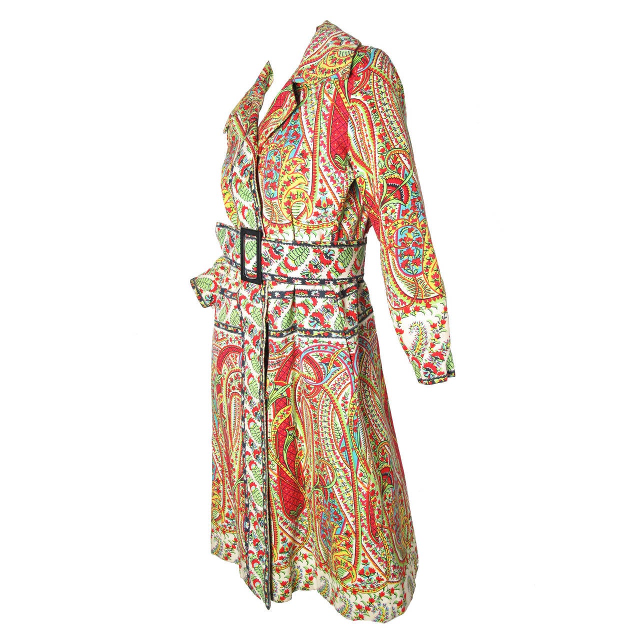 1960s Bill Blass for Bond Street Paisley Coat