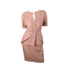 Thierry Mugler silk suit 8