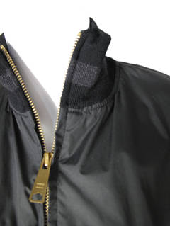 1990s Jean Paul Gaultier Nylon and Cotton Bomber Jacket