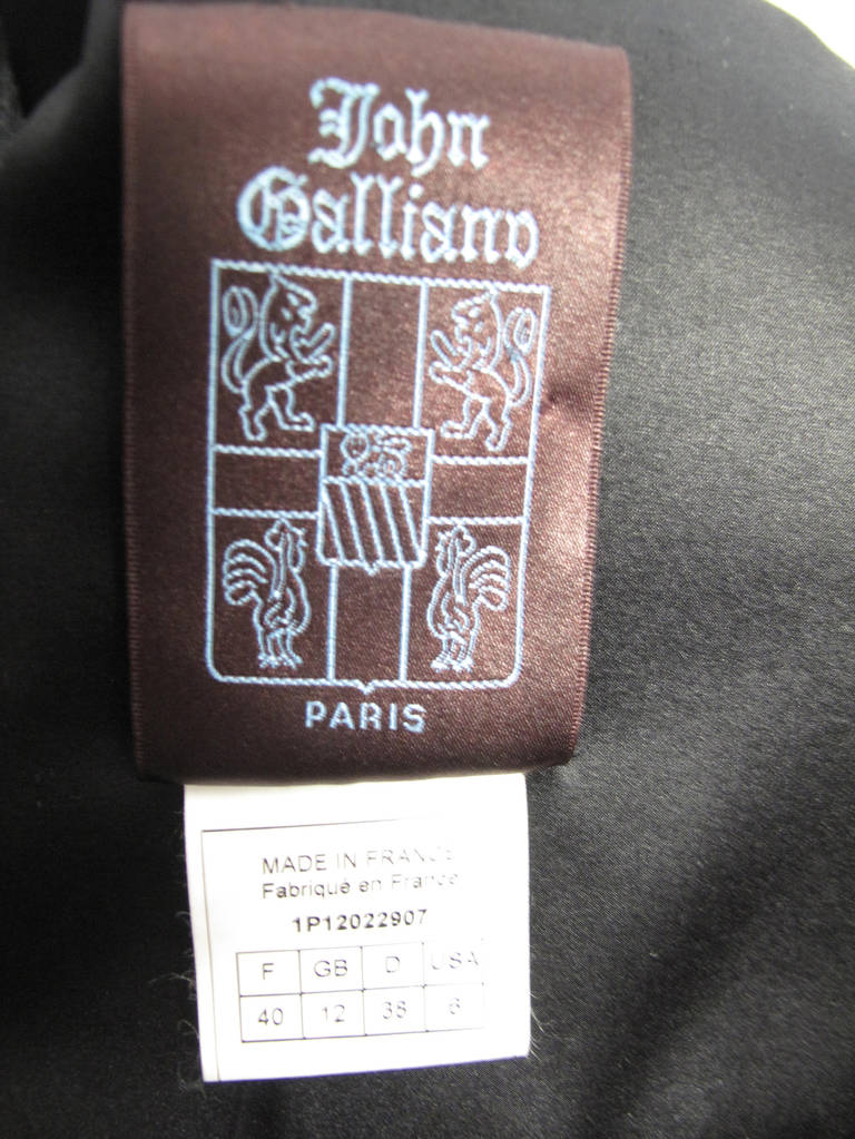 John Galliano tuxedo jacket In Excellent Condition In Austin, TX