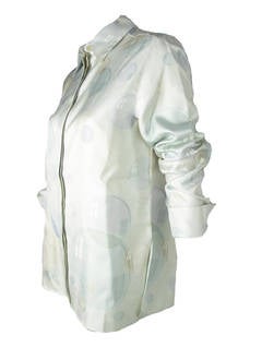 Hermes Bal de Bulles "bubble" Silk Blouse