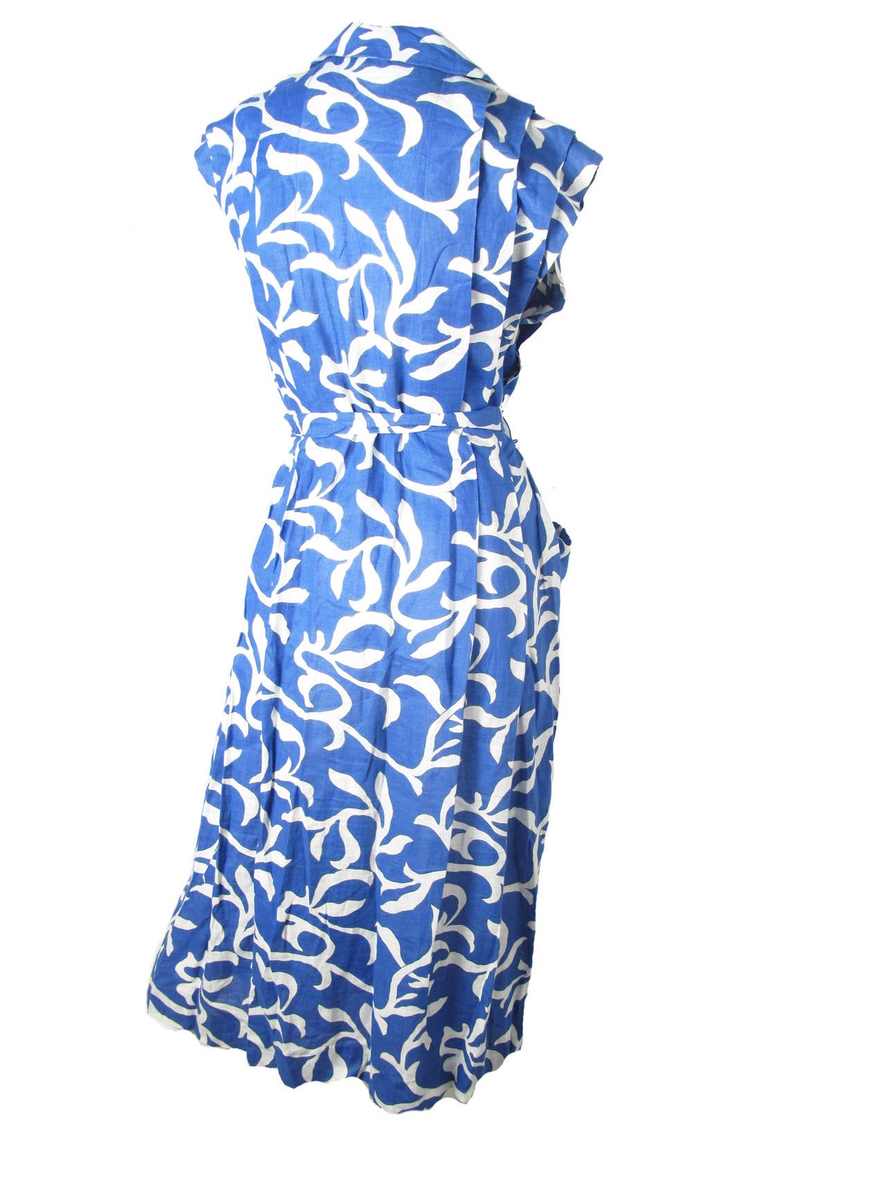 Women's Guy Laroche Linen Dress with Large Pockets