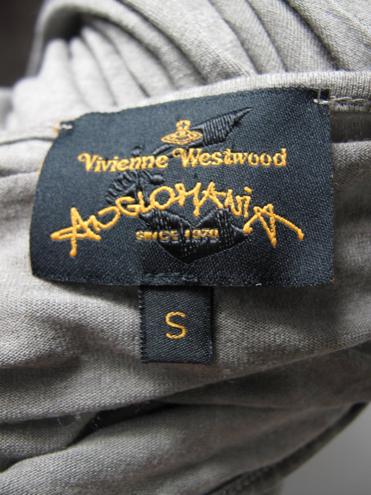 Vivienne Westwood Anglomania Grey Tee Shirt Dress 2