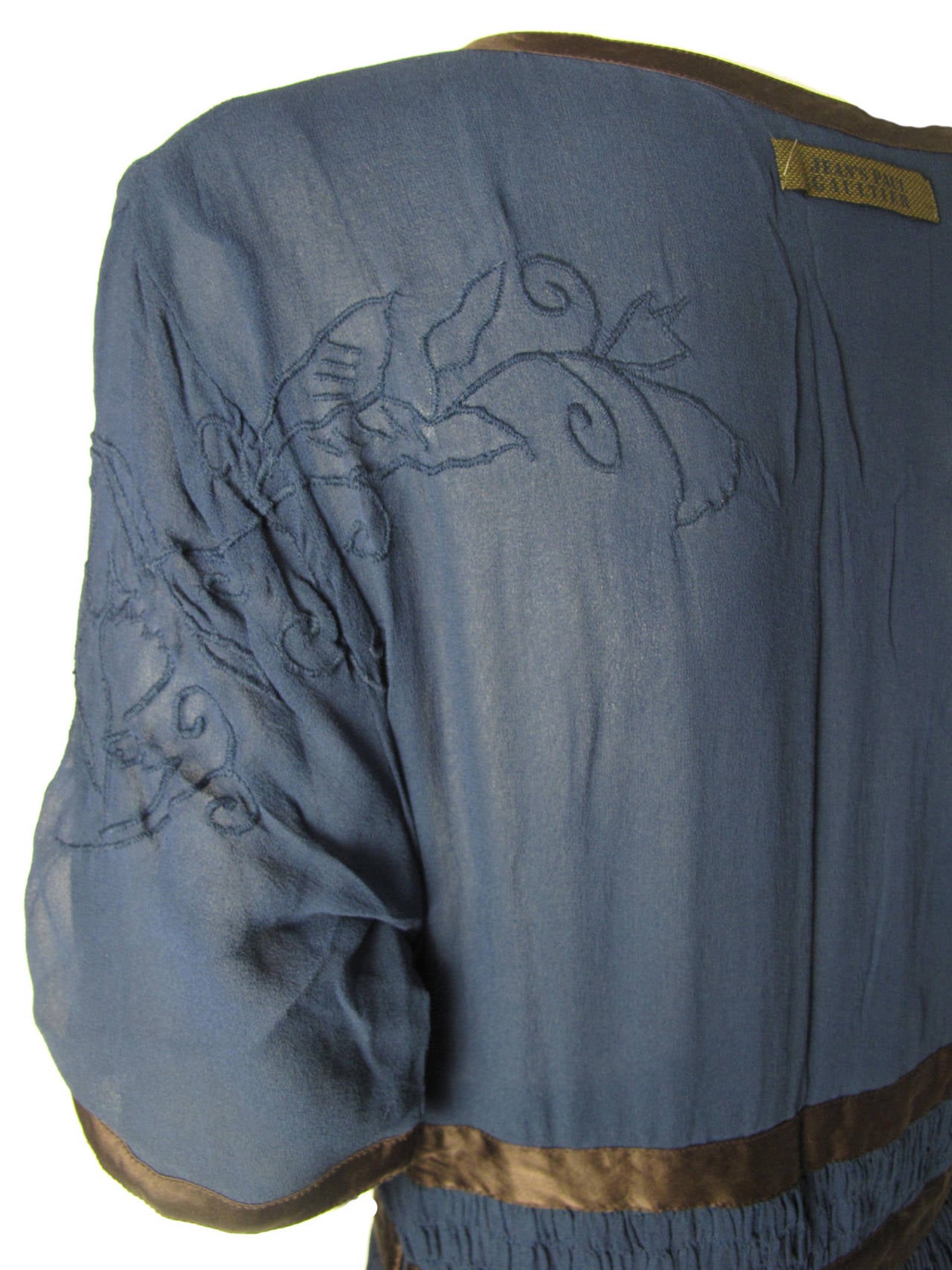 Jeans Paul Gaultier Sheer Chiffon Dress with Bows C. 2004 - 08 3