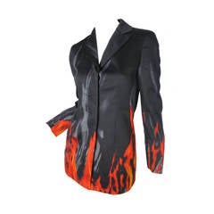 Moschino Couture Flames Blazer