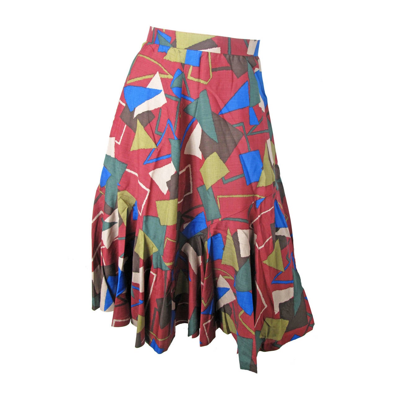 dior patchwork skirt