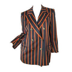 Yves Saint Laurent striped blazer