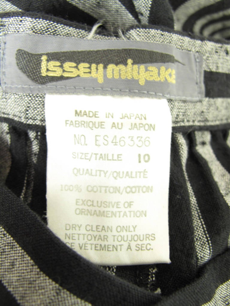 1980s Issey Miyake Striped Pants In Excellent Condition In Austin, TX
