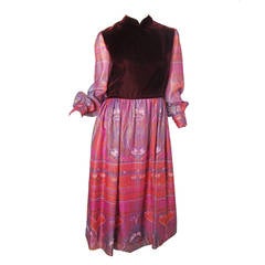 1970s Adele Simpson Dress 3