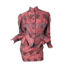 Ungaro brocade suit 12
