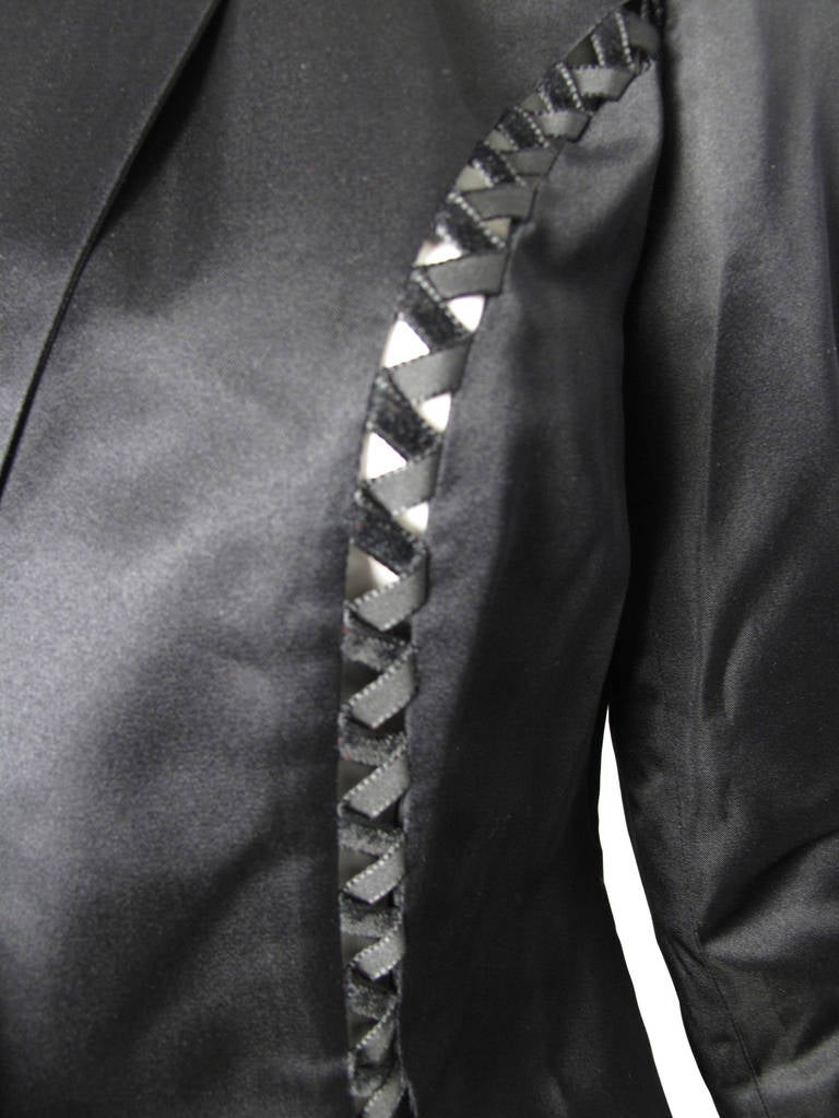Black Richard Tyler Couture Evening Suit