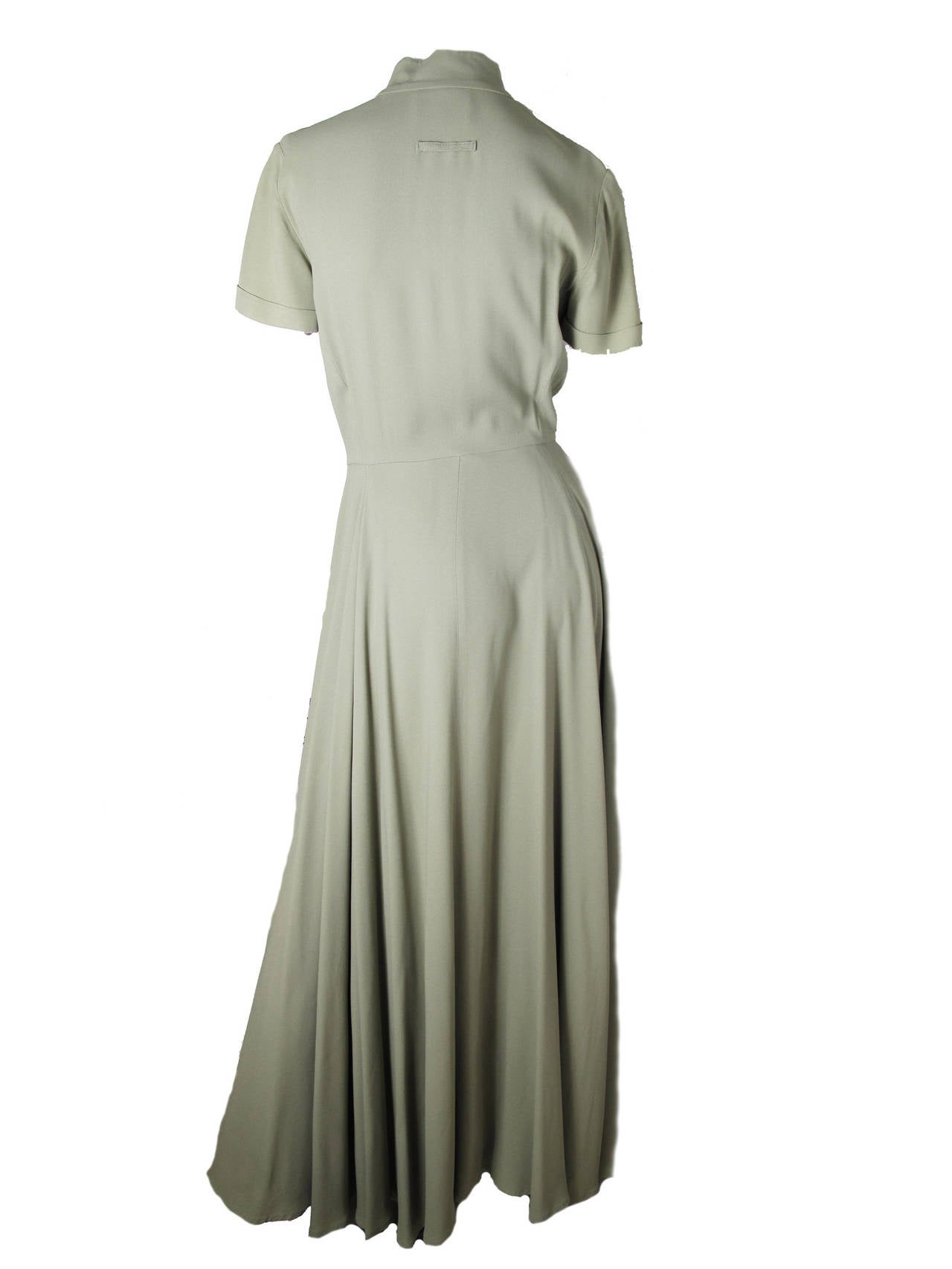 Jean Paul Gaultier Crepe Evening Gown In Excellent Condition In Austin, TX
