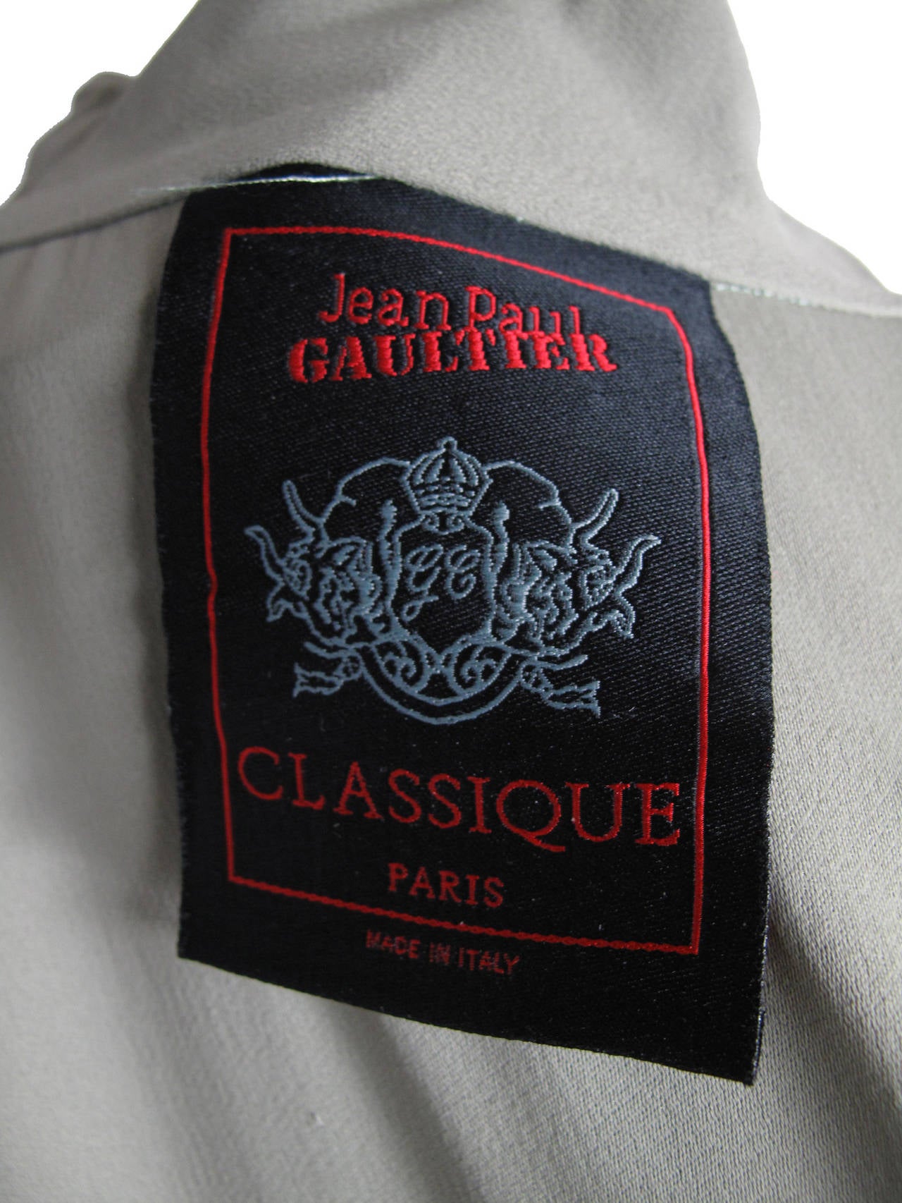 Jean Paul Gaultier Crepe Evening Gown 1