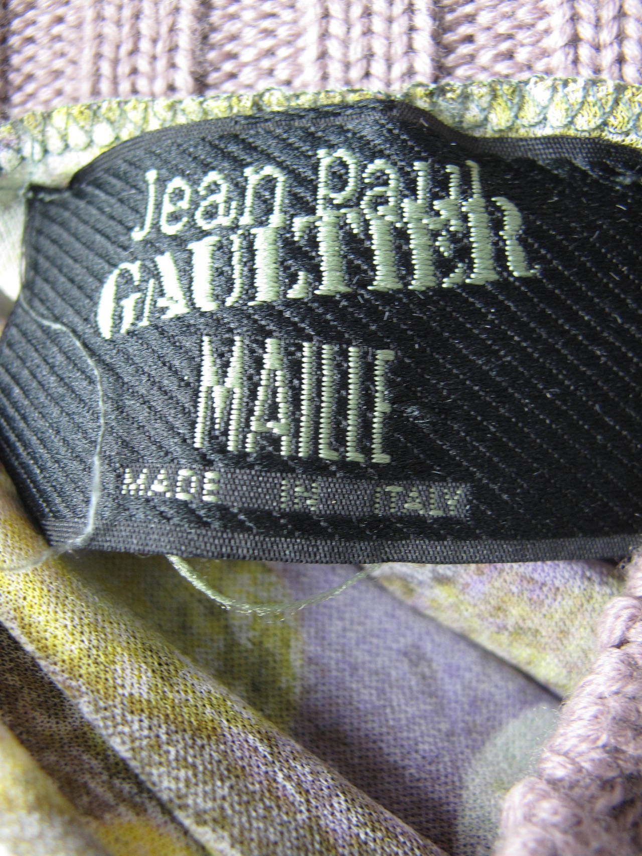 1990s Jean Paul Gaultier Space Evening Dress with Pom Pom Tail 4