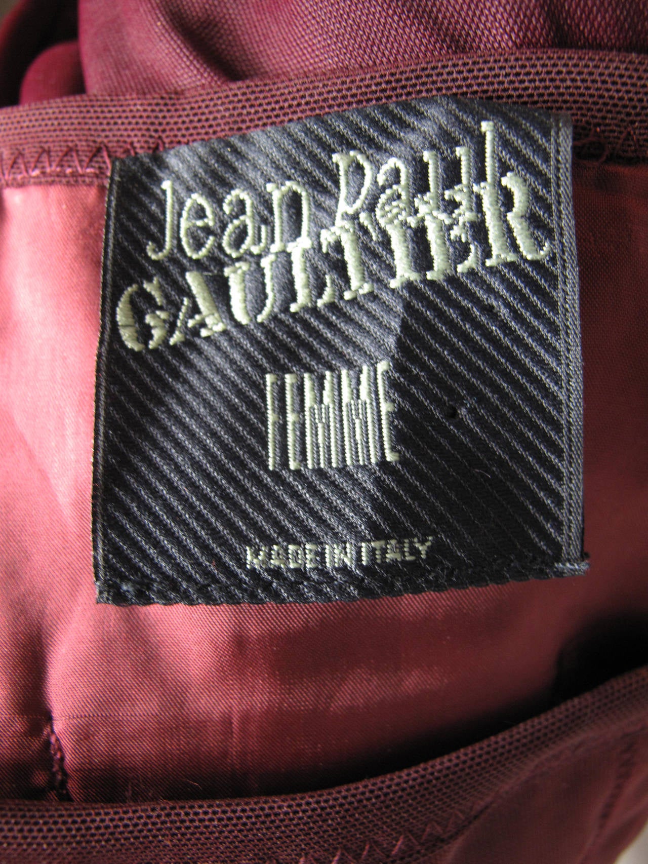 Jean Paul Gaultier Sheer Chiffon Skirt with Patchwork 3