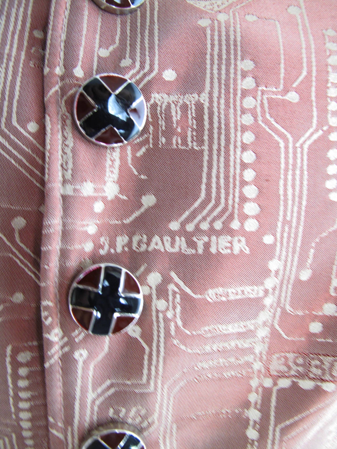 Jean Paul Gaultier Computer Chip Vest In Excellent Condition In Austin, TX