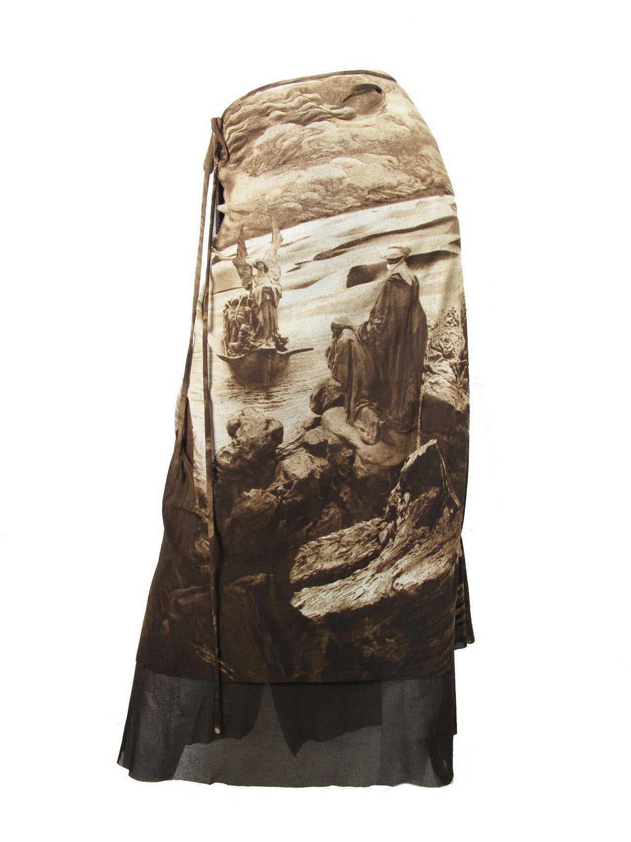 Jean Paul Gaultier Mesh Skirt In Excellent Condition In Austin, TX