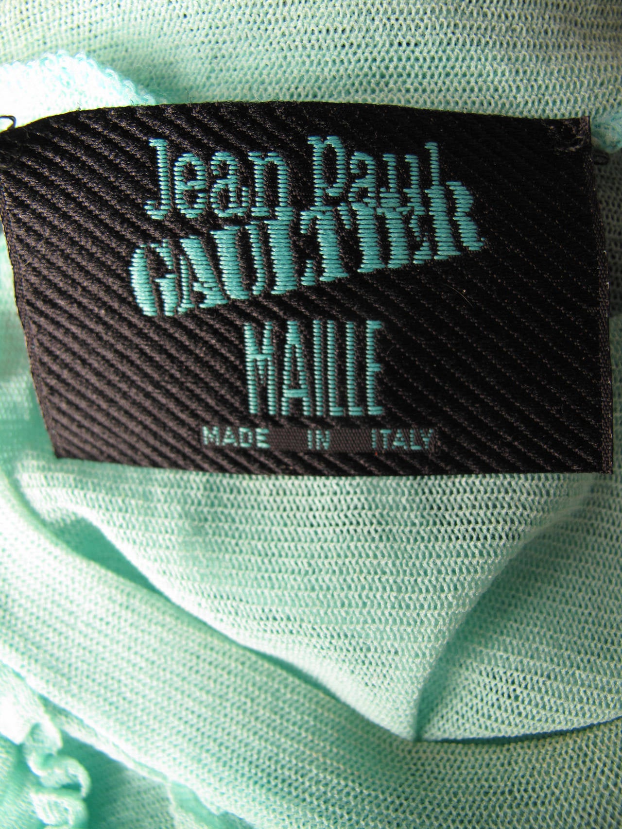 Women's Jean Paul Gaultier Sheer Mesh Tuxedo Top