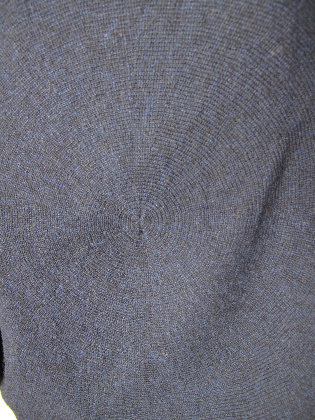 Women's 2002 Comme des Garcons Navy Wool Cardigan