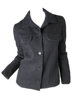 Helmut Lang Blazer with Slashes at Elbows
