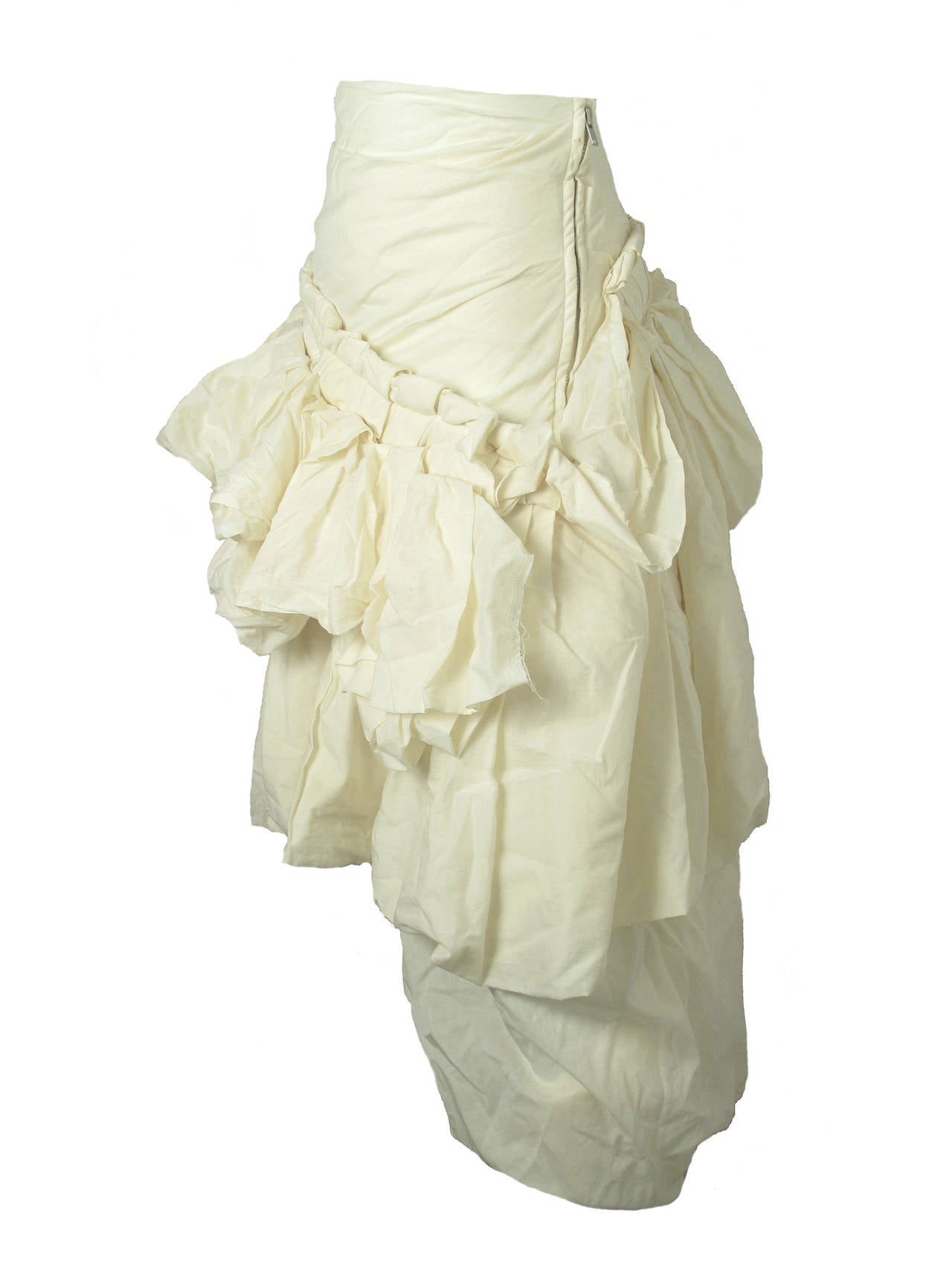Women's 2005 Comme des Garçons Muslin deconstructed skirt