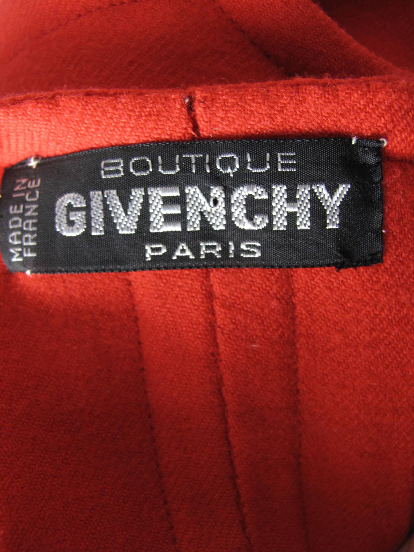 1980s Givenchy Coat In Excellent Condition In Austin, TX