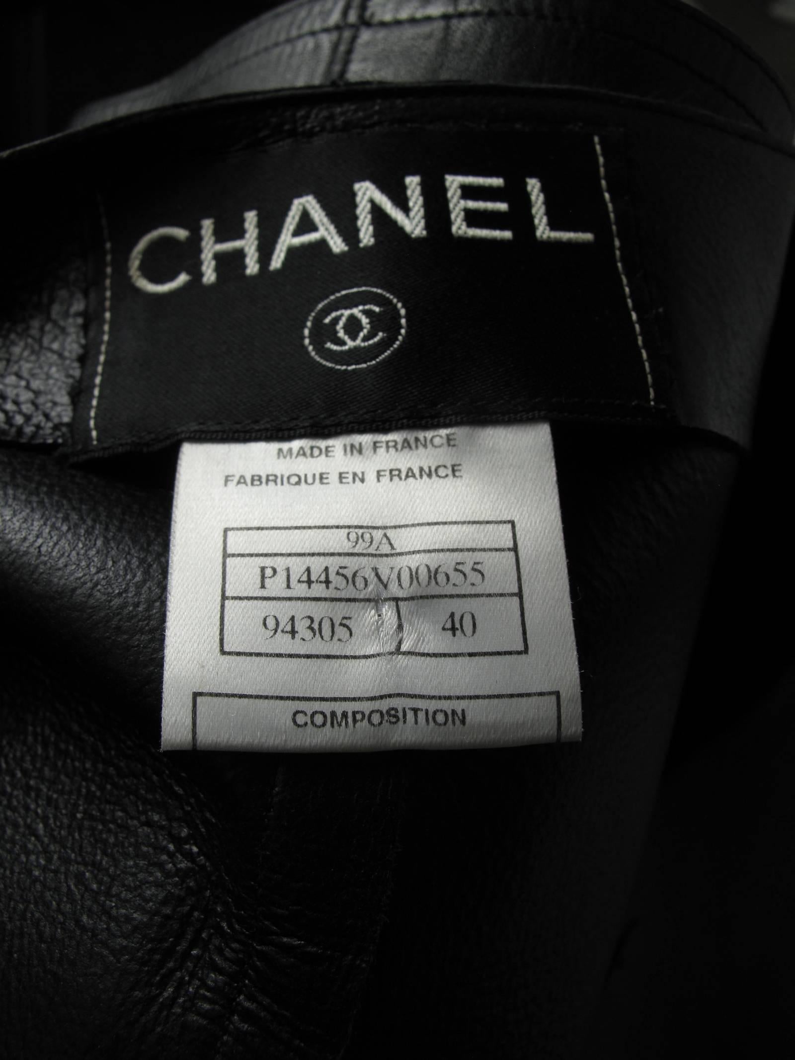Chanel Black Leather Jacket 4