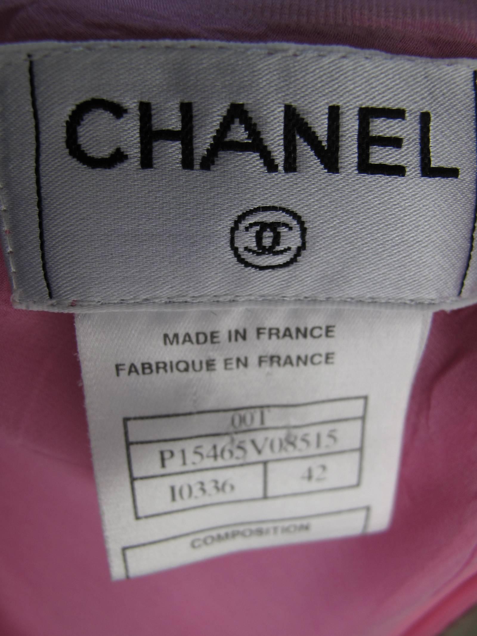 Chanel Silk Tiered Skirt 1