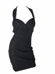 Jean Paul Gaultier Polka Dot Lycra Dress
