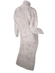 Galanos Mauve Angora Sweater Dress