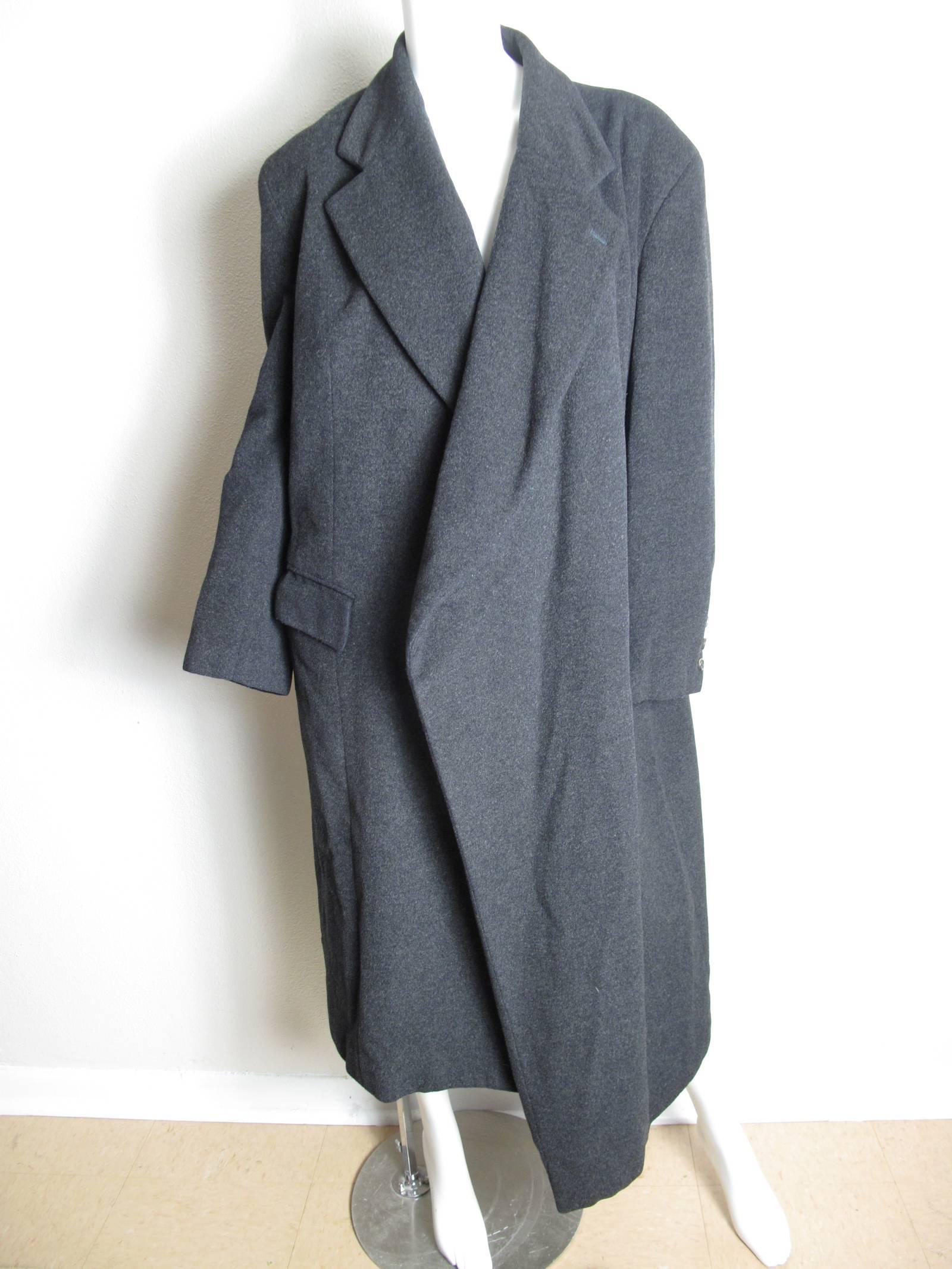 Comme des Garcons Grey Wool Coat  In Good Condition In Austin, TX
