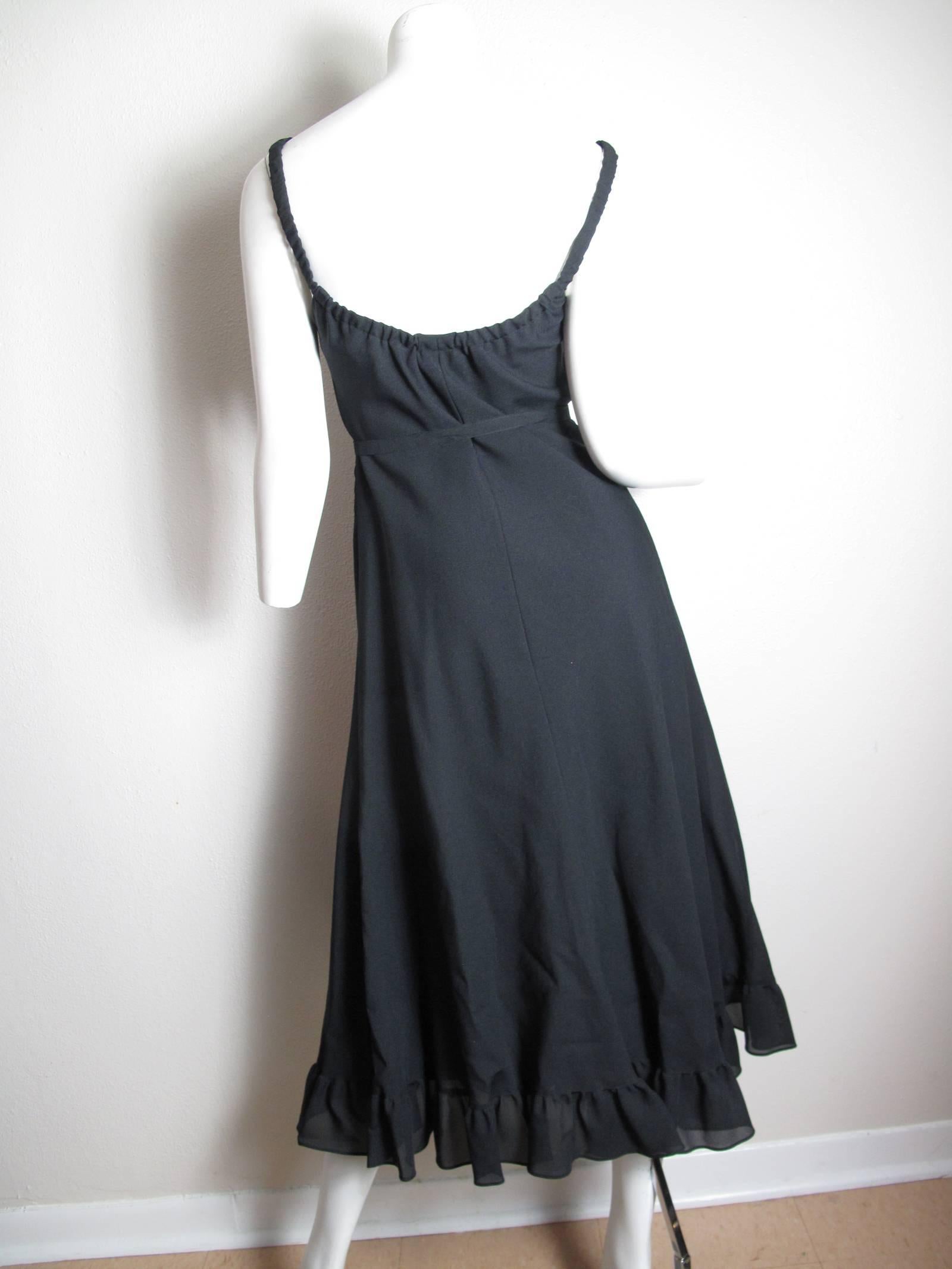 Nipon Boutique Black Dress In Excellent Condition In Austin, TX