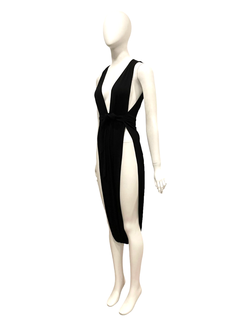 La Perla high waisted high slit dress